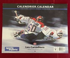 2001-02 Montreal Canadiens Hockey FULL CALENDER with Captain SAKU KOIVU