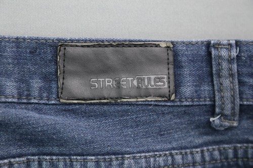 Pantalones de mezclilla para hombre Street Rules pierna recta enredada talla 40x32 (MSR 40x31) - Imagen 10 de 10