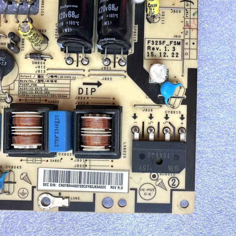 Samsung DC32E Power Supply DC32E BN44-00733C F32SF_FSM PSLF720S06L - Image 2 of 2