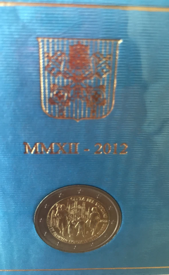 VATICAN 2 EURO 2012 COMMEMORATIVE COIN UNCIRCULATED IN BLISTER - Image 3 of 3