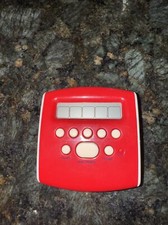 Vintage Radica / Pocket Poker 2008 / Red Handheld Electronic Works Great