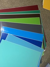 Permanent vinyl 12 X 12 sheets 35   12 X 48 Red  Roll Of Transfer Paper