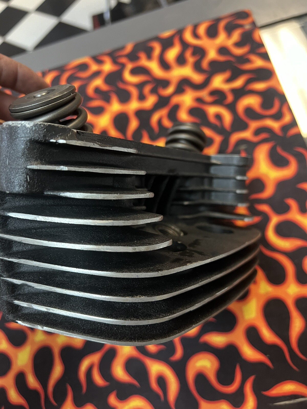 **84'91' HARLEY EVO CYLINDER HEADS engine 1672084B/1672184B** eBay