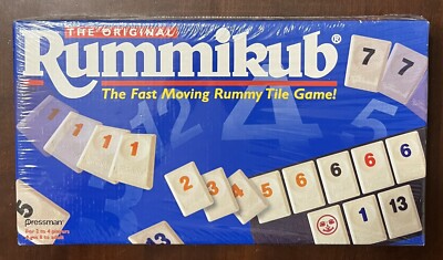 1997 Pressman The Original Rummikub Fast Moving Rummy Tile Board Game New Sealed
