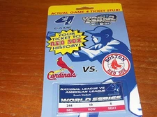 Red Sox 2004 Game 4 Ticket Stub. Packaged by Tristar Authentics