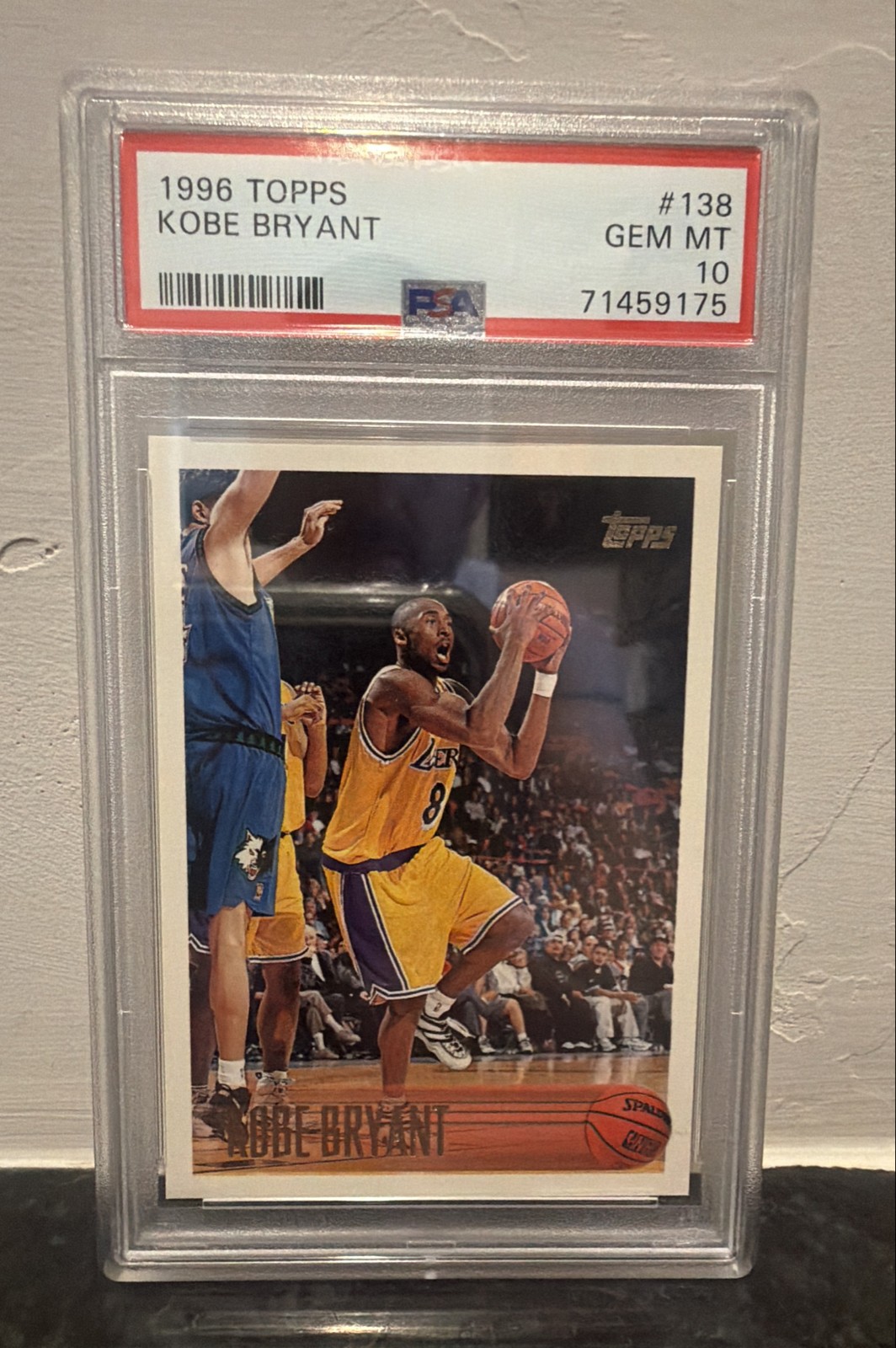 1996-97 Topps - Kobe Bryant #138 Rookie (RC) PSA 10