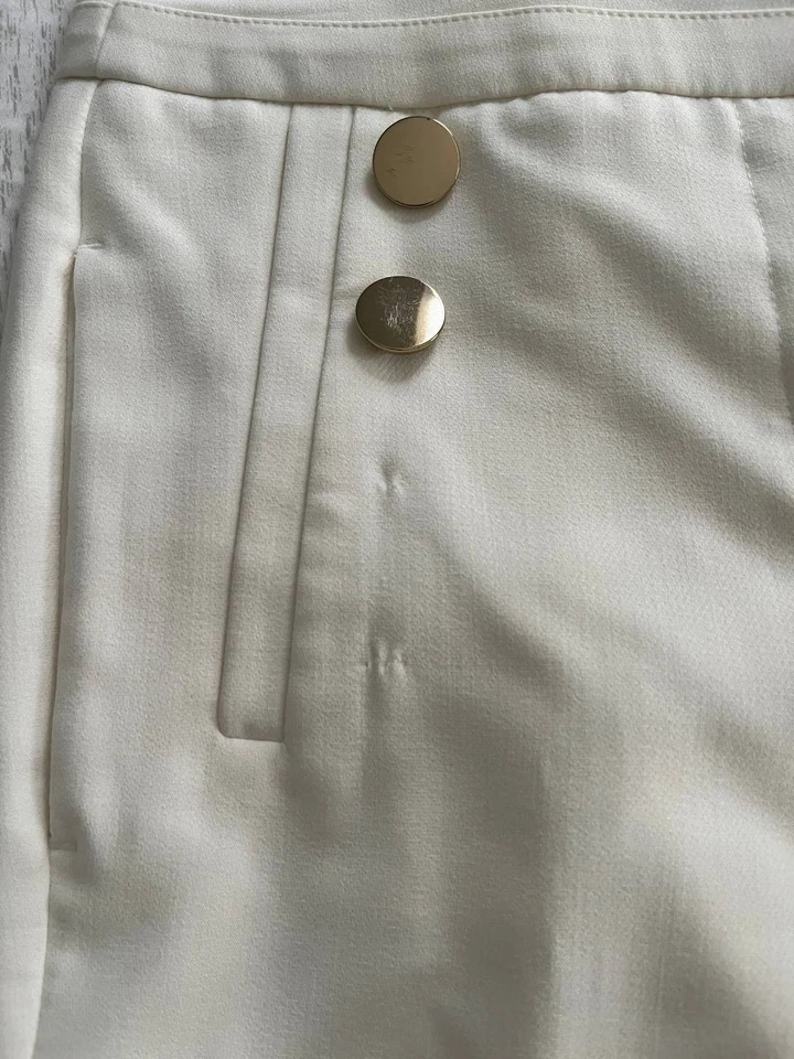 XOXO Women's White PANTS TROUSERS SZ 0 - Image 4 of 4