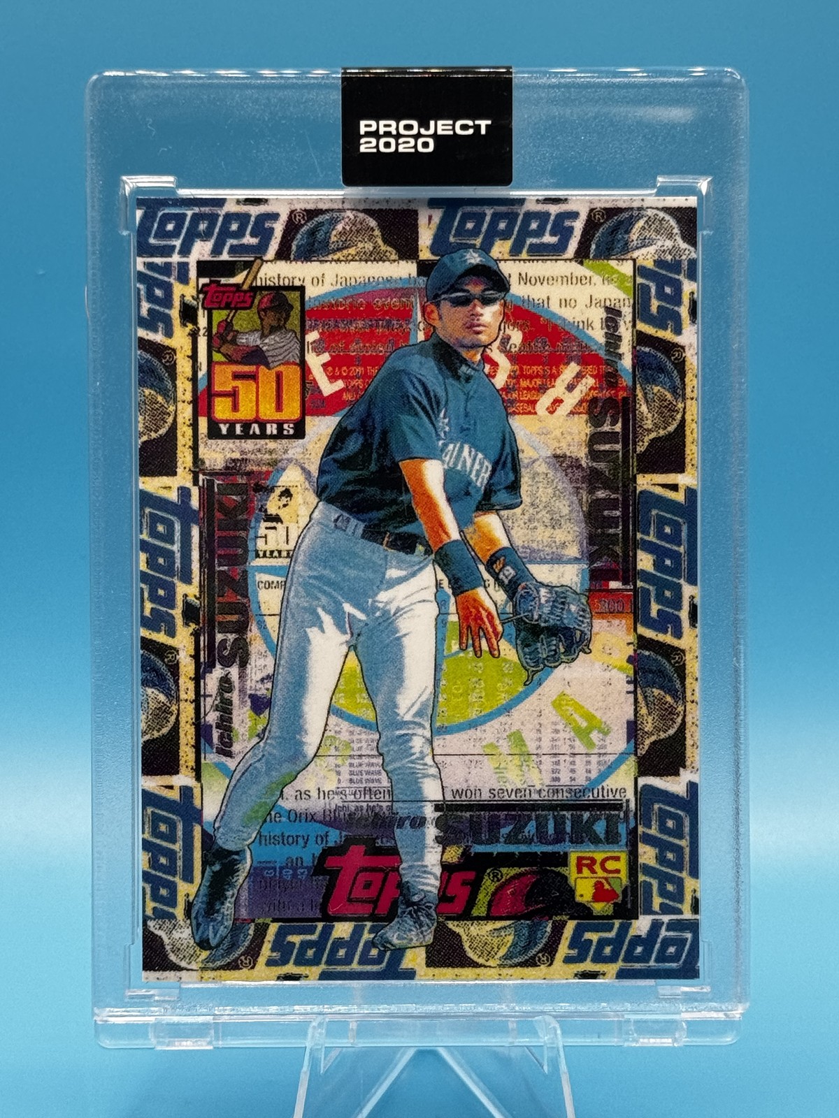 Ichiro Suzuki #307 Baseball Cards 2020 Topps Project 2020 trading card — raw and PSA graded price guide