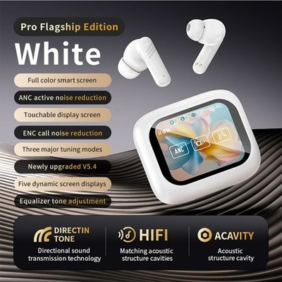 Kabellose 5.4 In-Ear Kopfh?rer mit Active Noise Cancelling und AI ??bersetzung