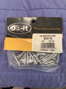Do-It 1/8" Base Hole Pins BHP-18 Pack of 50