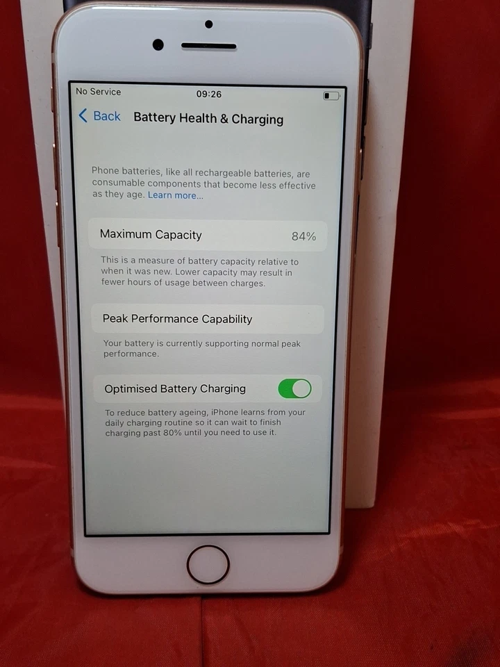 Apple iPhone 8 - 256GB - Rose Gold  (Unlocked) A1905 (GSM) - 84% Battery health - Image 4 of 4
