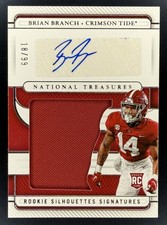 2023 National Treasures Brian Branch Rookie Patch Auto RPA /99