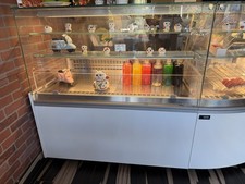 Jordao GT Curved Glass Commercial Refrigerated Display Case 3 Shelves