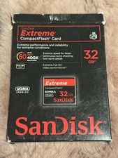   NEW SanDisk 32 GB Extreme CF Memory Card 60MB/S damaged box 