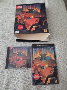Doom II Macintosh id Software CD-ROM 1995 RSAC Mac Big Box PC