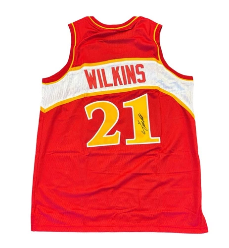 Dominique Wilkins Signed Jersey - Atlanta Hawks Autographed NBA Auto HOF TRISTAR