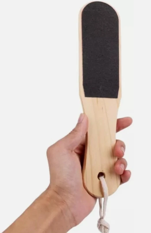 Double-Sided Wood Foot File Foot Pedicure Rasp Foot File and Cracked Skin -2 Pcs - Image 3 of 4