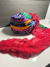 Indian Turban Dulha Safa Pagri Men Groom Wedding Maharajeh Baraati Bollywood Hat