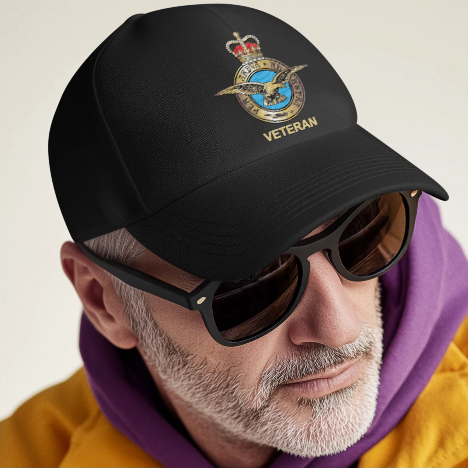 Royal Air Force Armed Forces Veteran Logo Quality Baseball Cap Fathers Day Gift