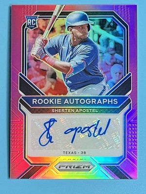 2021 Panini Prizm #RA-SA Sherten Apostel Rookie Autographs Pink 2021 Panini Prizm #RA-SA Sherten Apostel Rookie Autographs Pink