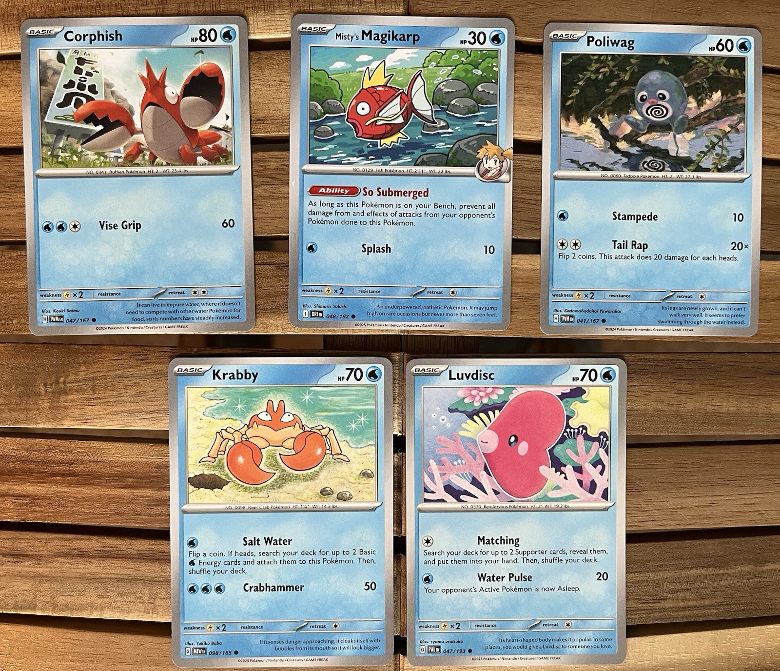 7x Mistys Magikarp Lot 48/182 Destined Rivals Pokemon Cards Collection ...