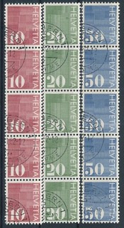 Schweiz Mi. Nr. 933 935 Freimarken Rollenmarke used 4265