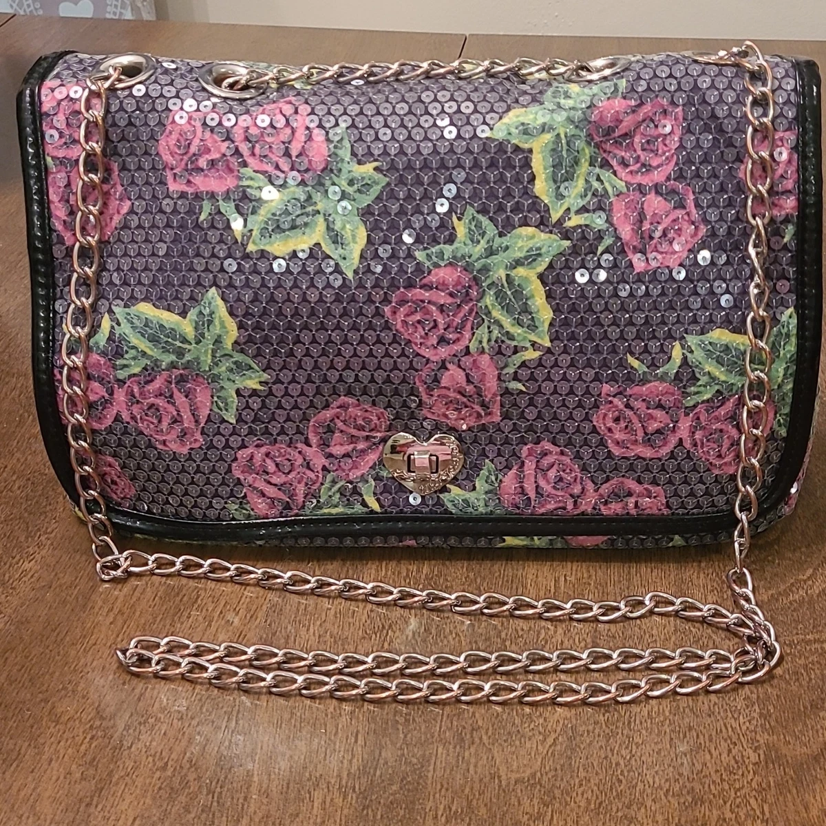 Betsey Johnson Sequin Floral Bags & Handbags for Women for  display picture 1
