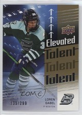 2024-25 Upper Deck PWHL Elevated Talent Gold 135/299 Loren Gabel #ET-18 h1x