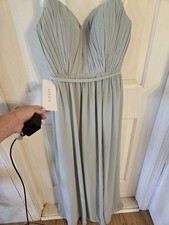 Azazie Bridesmaid Agave, Size 0, Zuma Style-with Tags