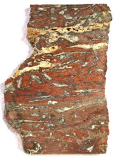 Burro Creek Agate Slab - 210grams - Arizona - Red - Pink - Jasper