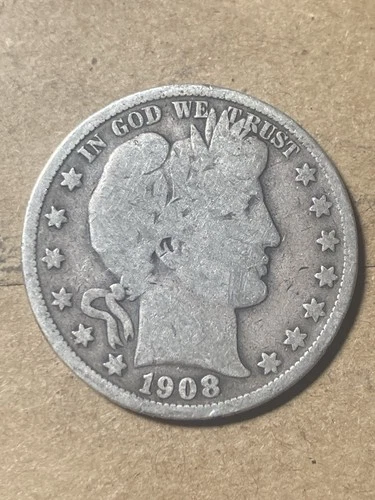 1908 S Barber Half Dollar - As Shown! (#2152)