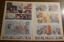 Chalk Zone Comic Nickelodeon 2003 Vintage Print Ad 16x11