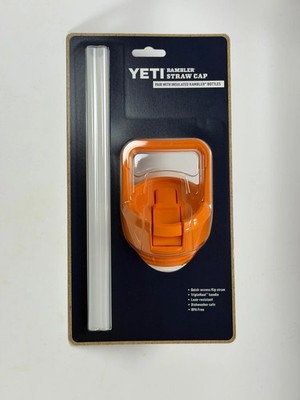 YETI Rambler Straw Cap with 2 Straws   Fits All Rambler Bottles   King Crab