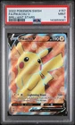 2022 POKEMON SWORD & SHIELD BRILLIANT STARS #157 FULL ART/PIKACHU V PSA 9