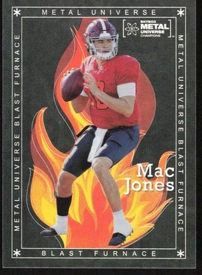2021 SkyBox Metal Universe Champions Blast Furnace Mac Jones #BF-13