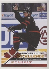 2020-21 Upper Deck UD Canvas Program of Excellence Alexis Lafreniere Rookie RC