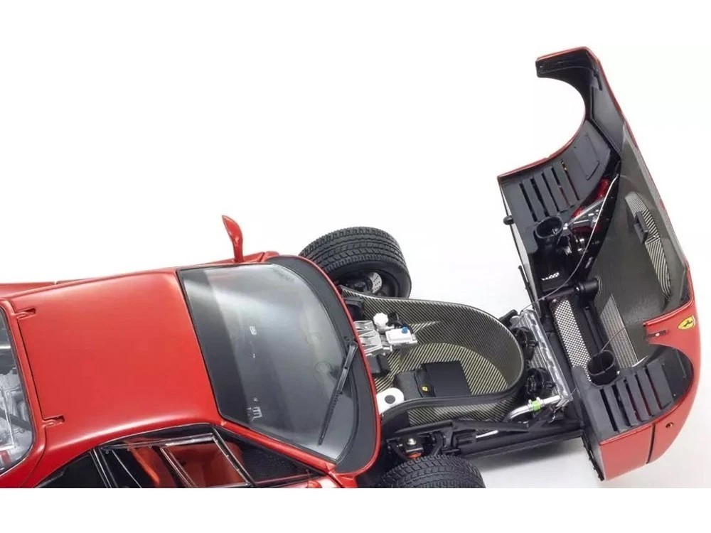 KYOSHO 08416RLM Ferrari - F40 Light Weight LM Wing 1987 Red 1/18