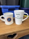 Life is Good Coffee Mug Cup Diner Style & Make A Difference Pottery Barn Mug — photo 1