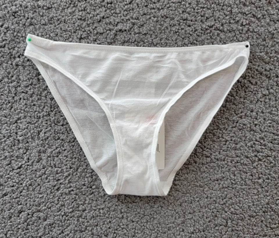 Ropa interior de bikini de algodón ultraligero Hanro para mujer XS- 2/4US blanco Foto 2 de 4