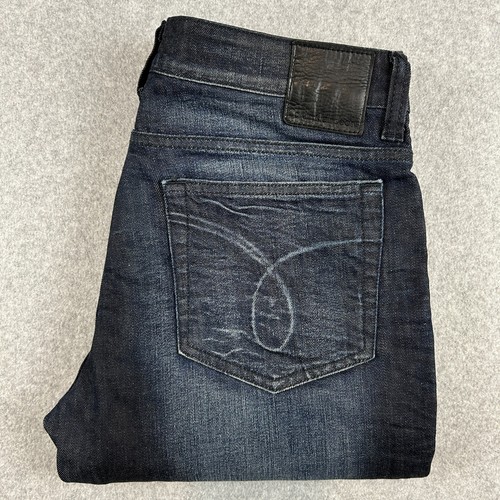 Calvin Klein Jeans Men's Size W33 Dark Blue Regular Straight