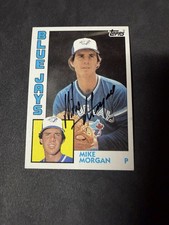 1984 Topps Mike Morgan Autograph