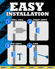 Grip-It TV Bracket Plasterboard Fixing Kit