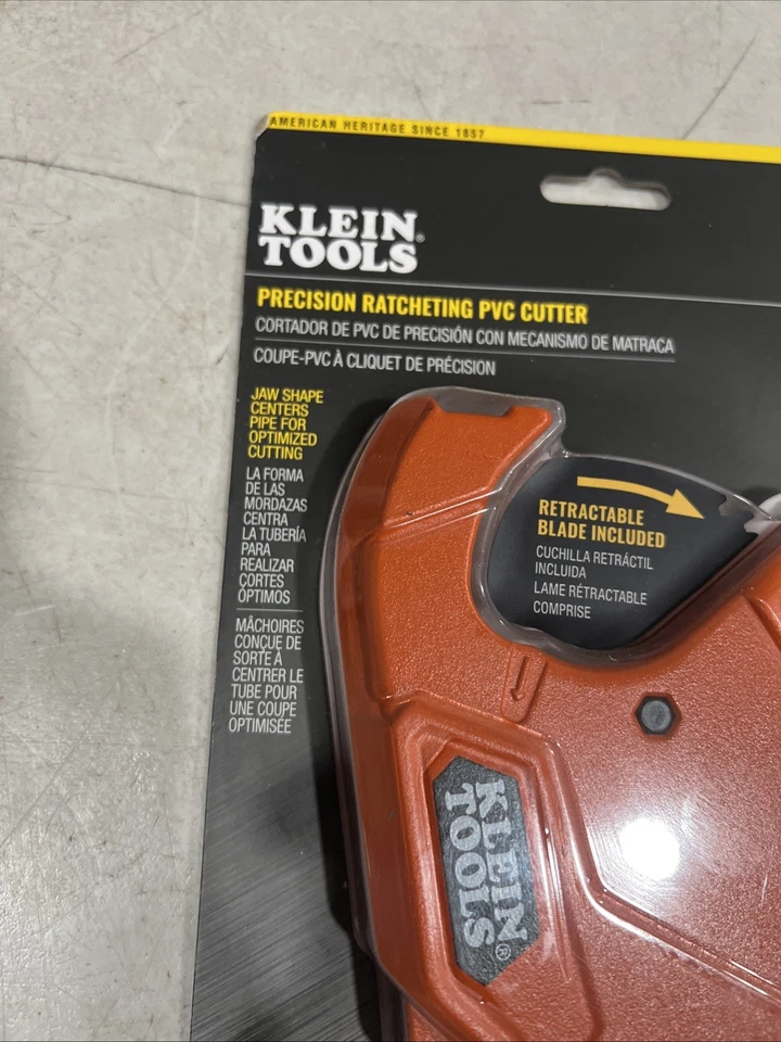 Klein Tools 50044 Precision Ratcheting PVC Cutter 1-1/4-in - Image 3 of 4