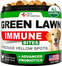Vet Promise Grass Burn Spot Chews - Dog Urine Neutralizer for Lawn - 120 Grass