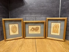 Vintage Marsha K Howe Artist SIGNED Etching Lot of 3 Night, Snow & Boobook Owl