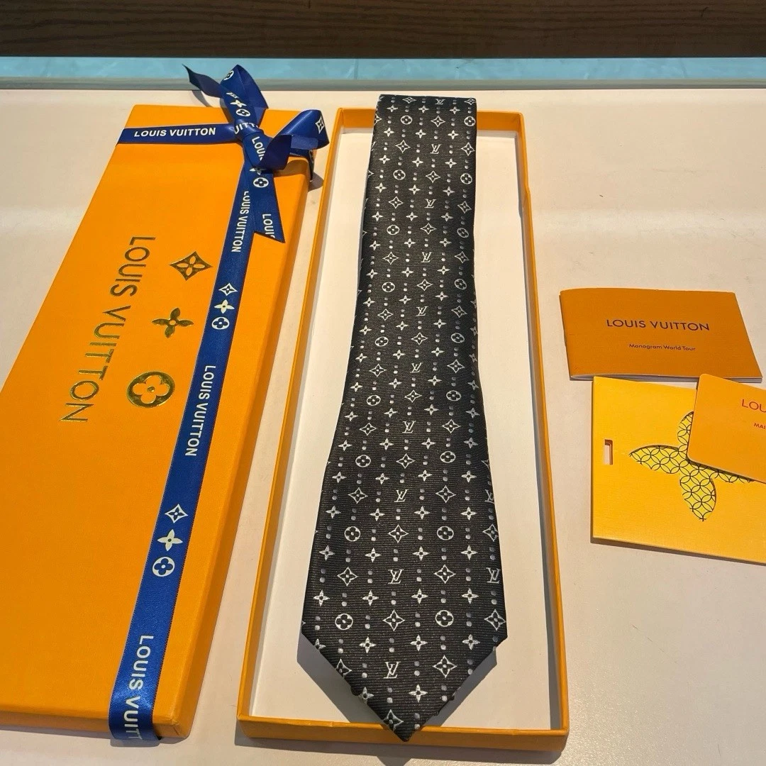 Louis Vuitton Black Ties for Men for sale | eBay
