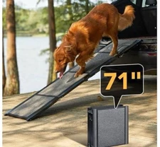 PENSUN 71” Folding Dog Ramp for Car SUV Truck