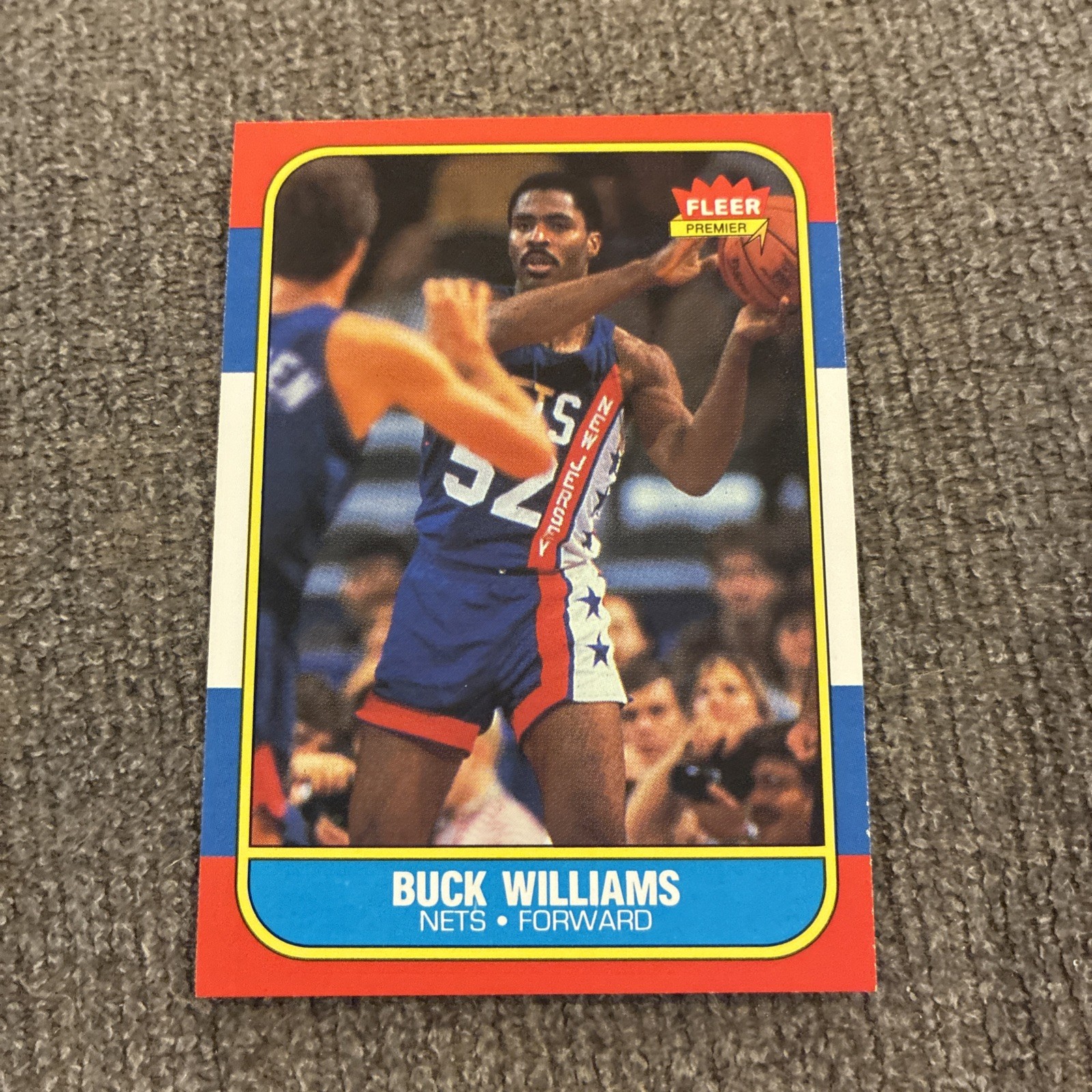 1986-87 Fleer - Buck Williams #123 New Jersey Nets NBA Basketball NM Near Mint