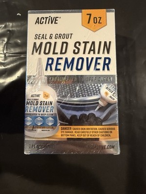 NEW & SEALED - Active Mold Stain Remover Seal Grout Deep Clean 7oz - Deodorizes