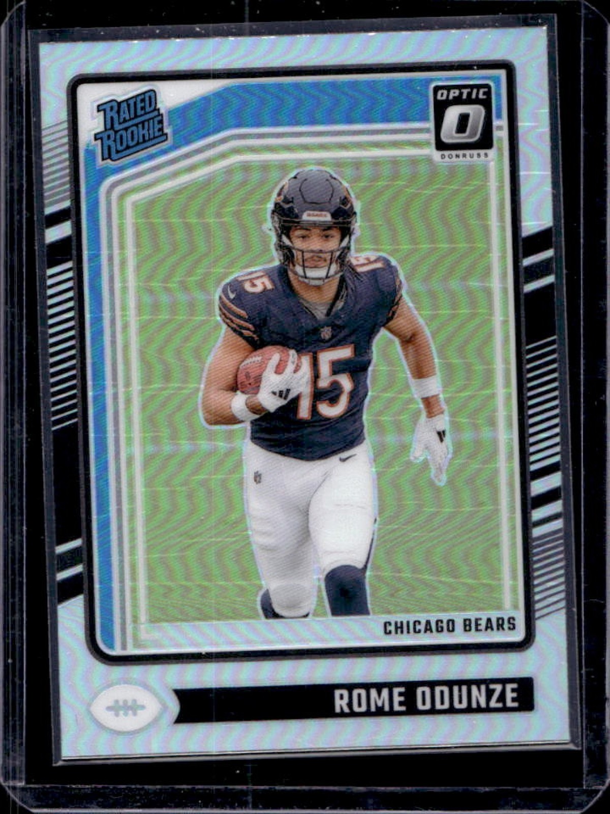 2024 Donruss Optic Rome Odunze Holo Rated Rookie #286 Bears